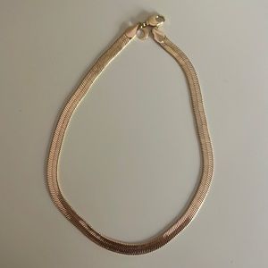 15.5 inch gold Herringbone Liliclaspe chain